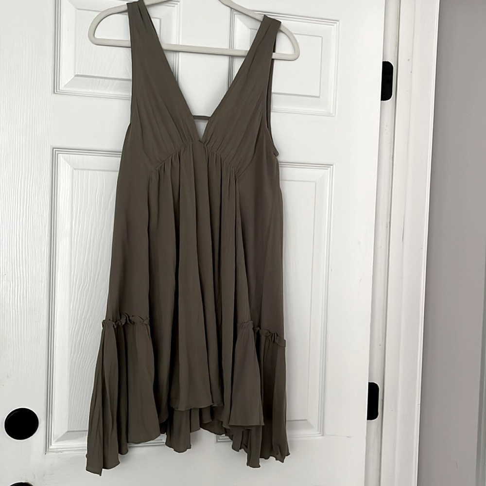 Lizard Thicket Olive Green Dress